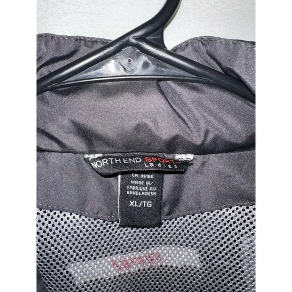 Northend Sport Audi R8 APR LMS Jacket Womens XL Gray Full Zip‎ Rain Windbreaker